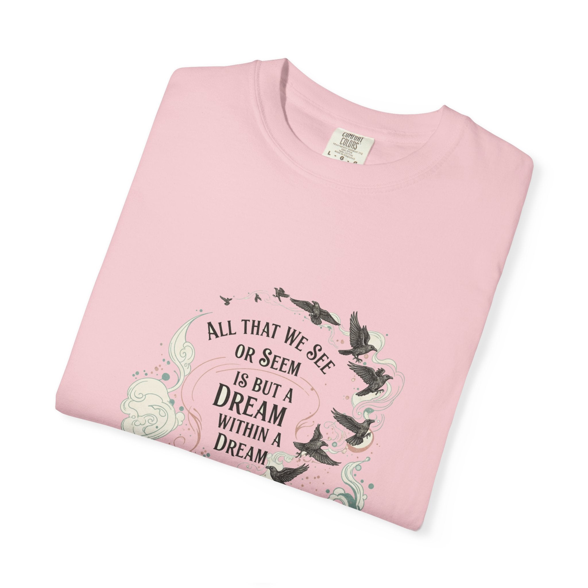 Dream Within A Dream Tee - Edgar Allan Poe Quote - Bookish Gothic Literature Shirt