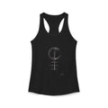 Minimal Sigil Racerback Tank | Subtle Witchy Feminist Top