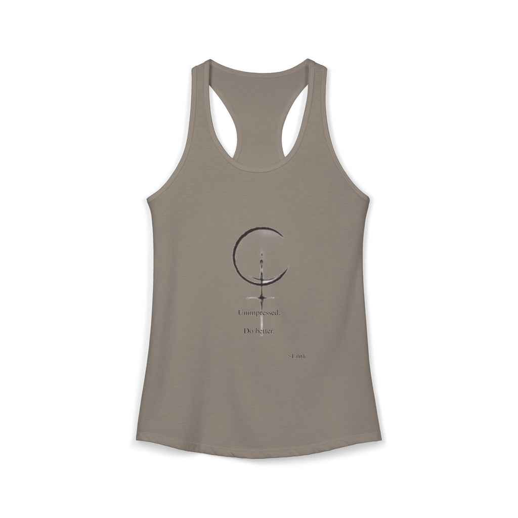 Minimal Sigil Racerback Tank | Subtle Witchy Feminist Top