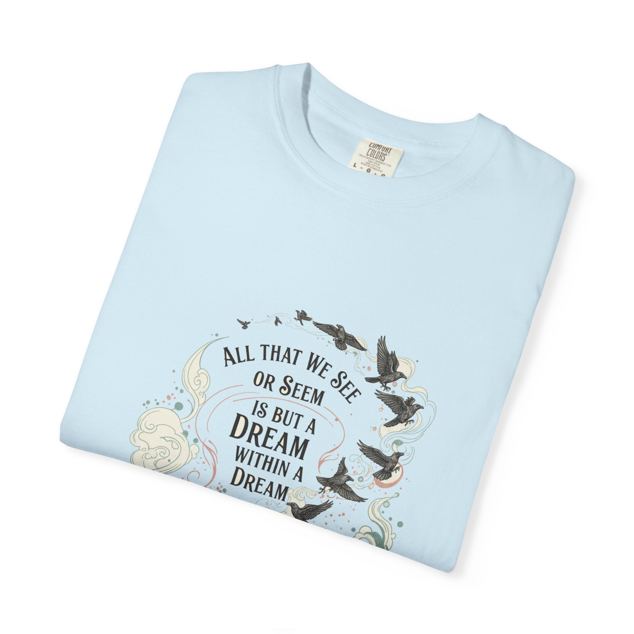 Dream Within A Dream Tee - Edgar Allan Poe Quote - Bookish Gothic Literature Shirt