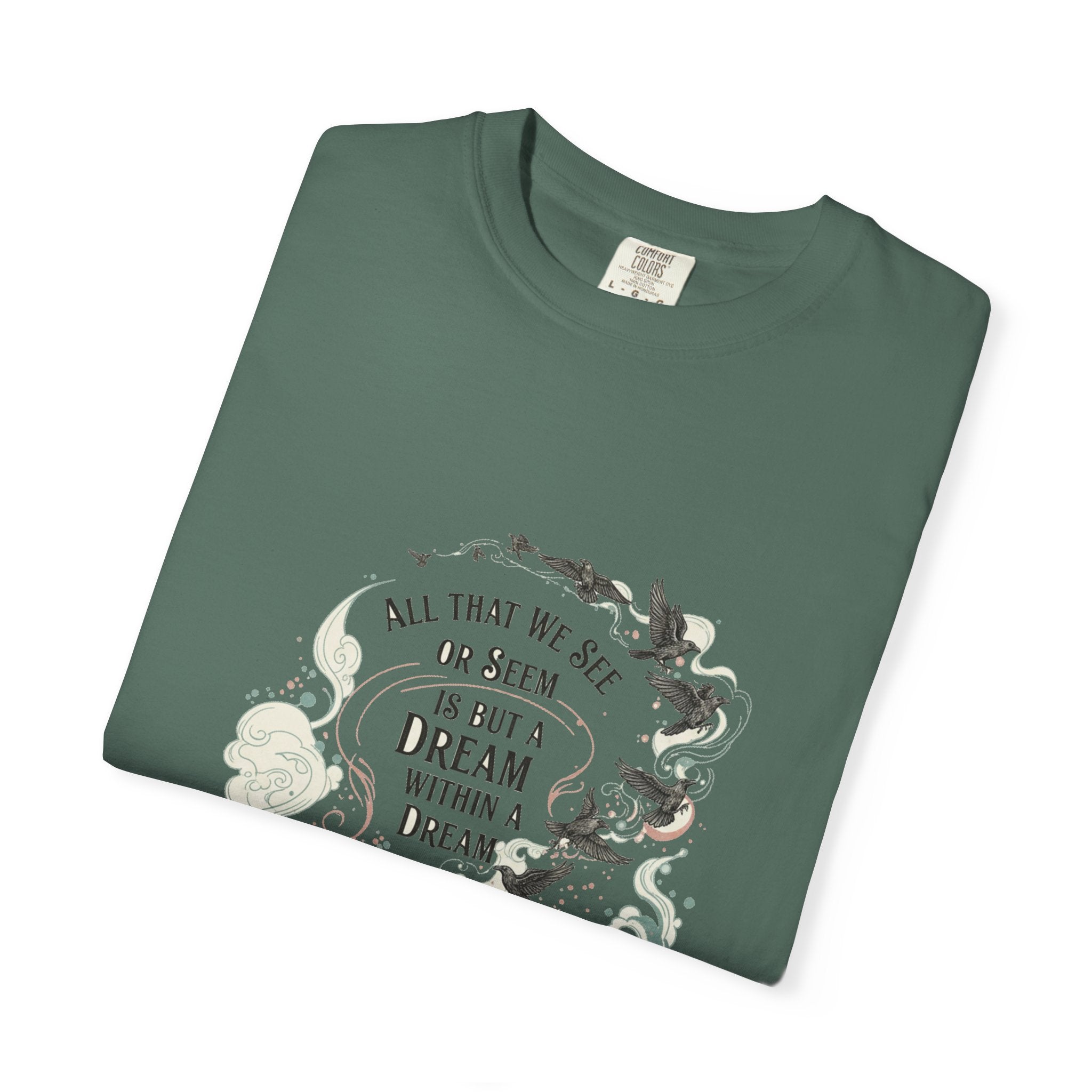 Dream Within A Dream Tee - Edgar Allan Poe Quote - Bookish Gothic Literature Shirt