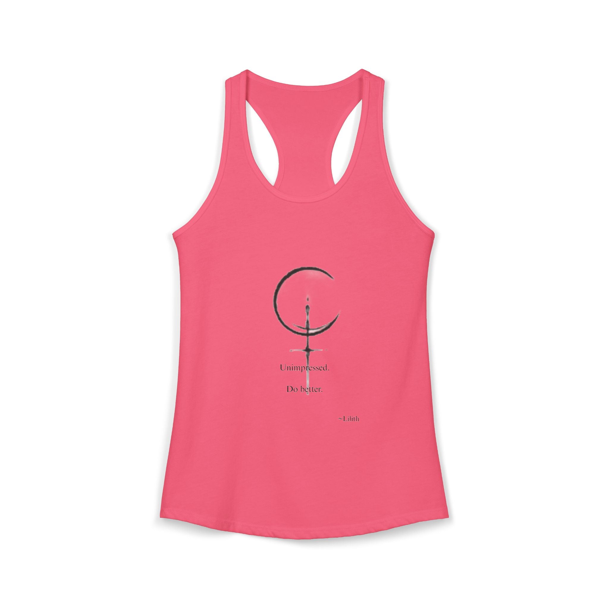Minimal Sigil Racerback Tank | Subtle Witchy Feminist Top